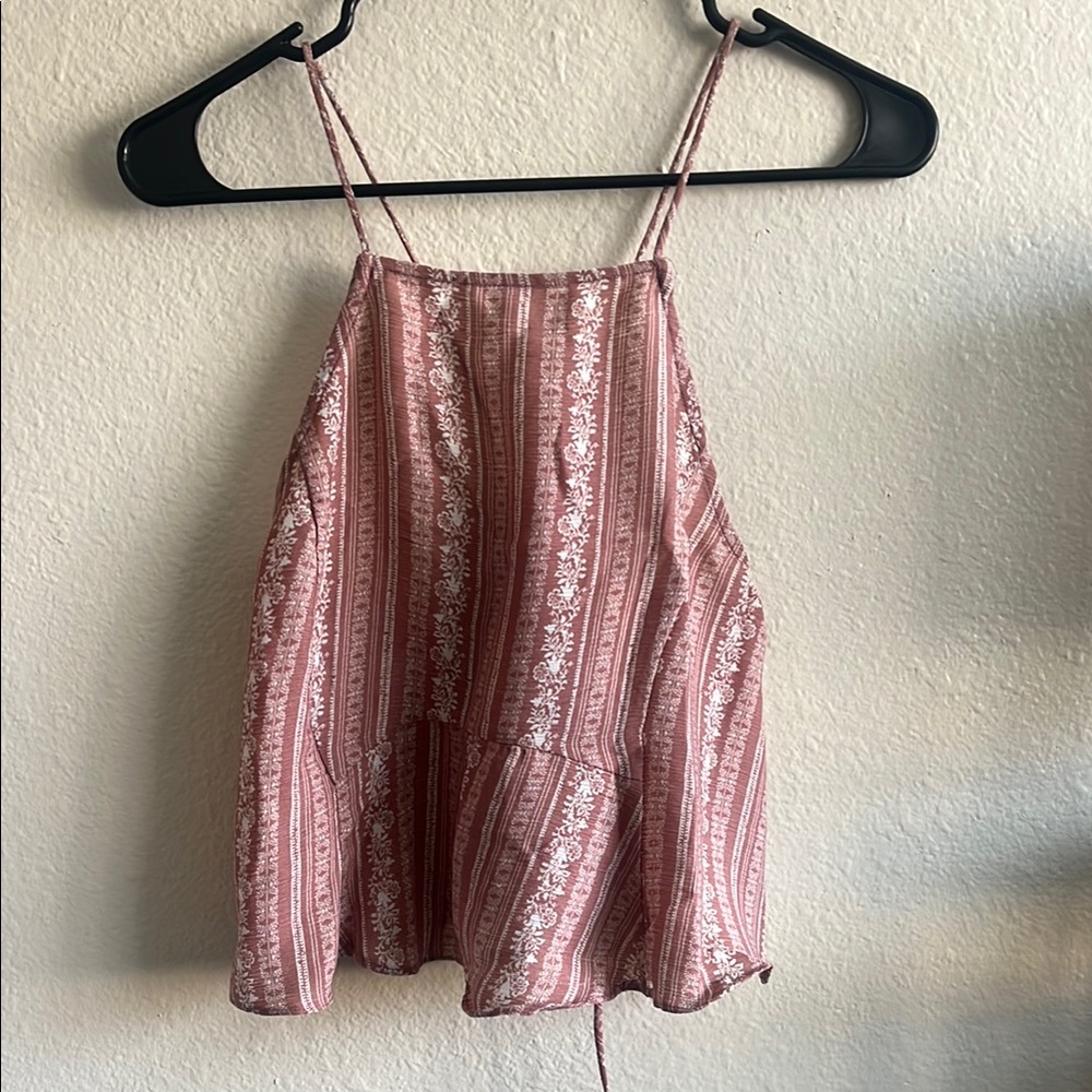 Mahina Women's Pink Strappy Top